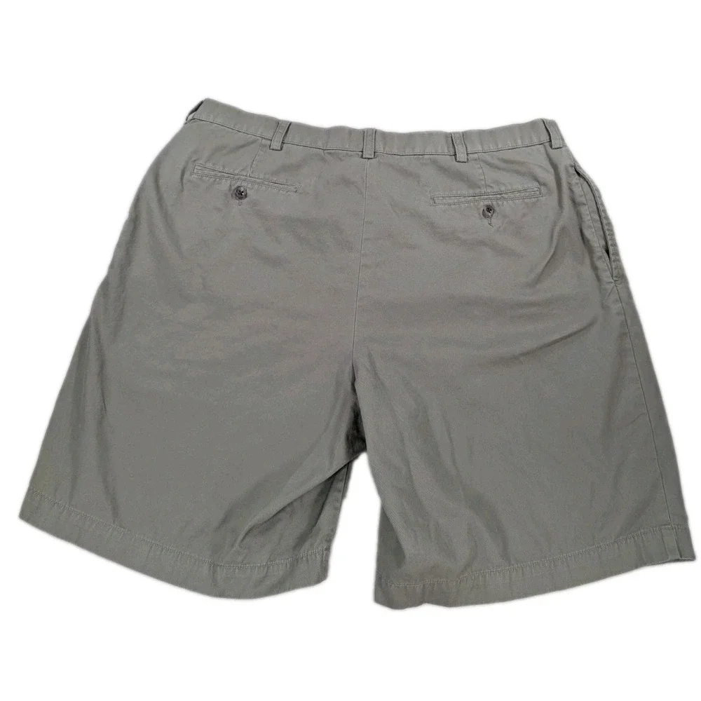 Vintage 90s Polo Ralph Lauren Tyler Shorts Mens 38 Olive Green Pleated Chino 9